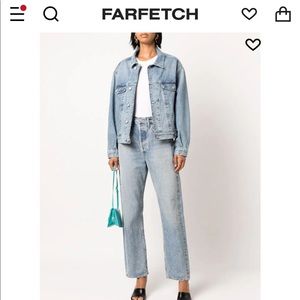 AGOLDE Charli denim jacket - blue